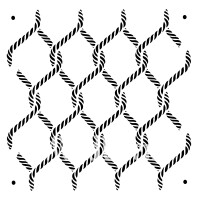 Stencil Posh Knots - 60 x 60 cm