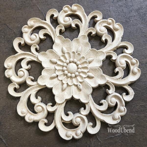 WoodUbend Centerpriece Floral 15x15 cm