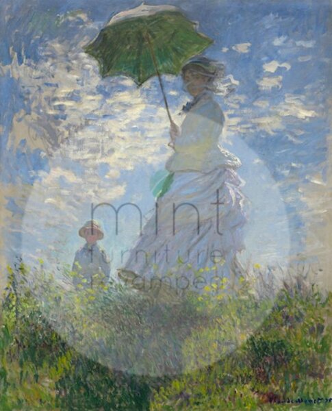 Decoupage Papier Lady with Parasol