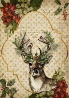Christmas Reindeer A4
