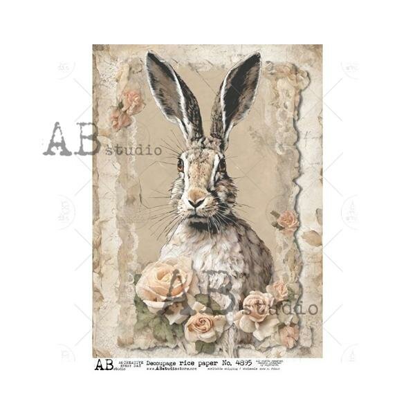 A4 Decoupage Ricepaper- ID-4895