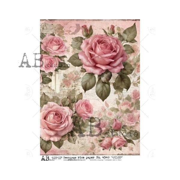 A4 Decoupage Ricepaper- ID-4549