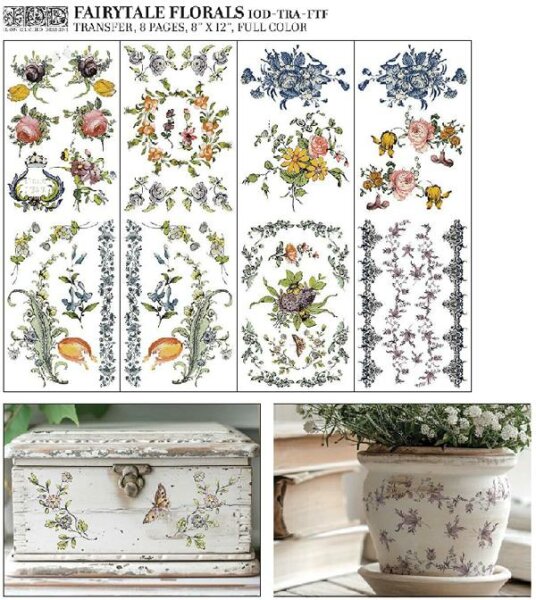 IOD Decor Transfer "FAIRYTALE FLORALS"