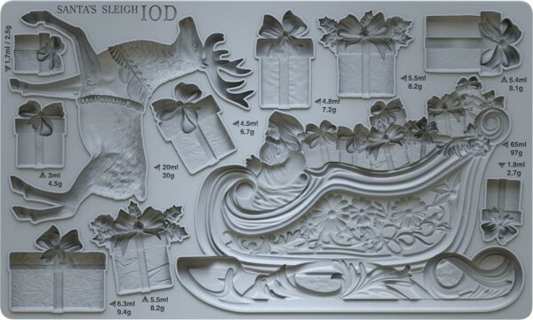 IOD Mould - SANTAS SLEIGH