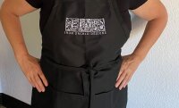 IOD apron, black with pocket