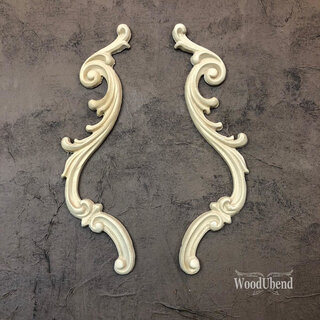 WoodUbend WUB1309 Decorative Scrolls Set, 25 x 8 cm