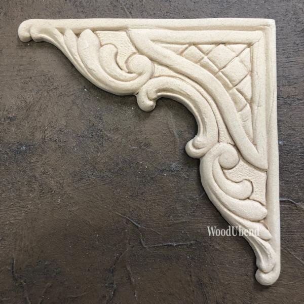 WoodUbend Barock Corner 12,1x12,1 cm