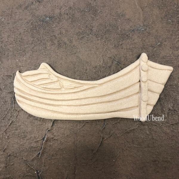WoodUbend Holzboot 17,7 x 7,6 cm