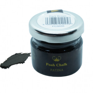 Posh Chalk Gilding Wax Dark Brown