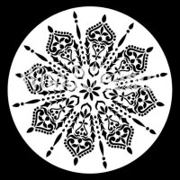 Stencil Spider Mandala - 40 x 40 cm
